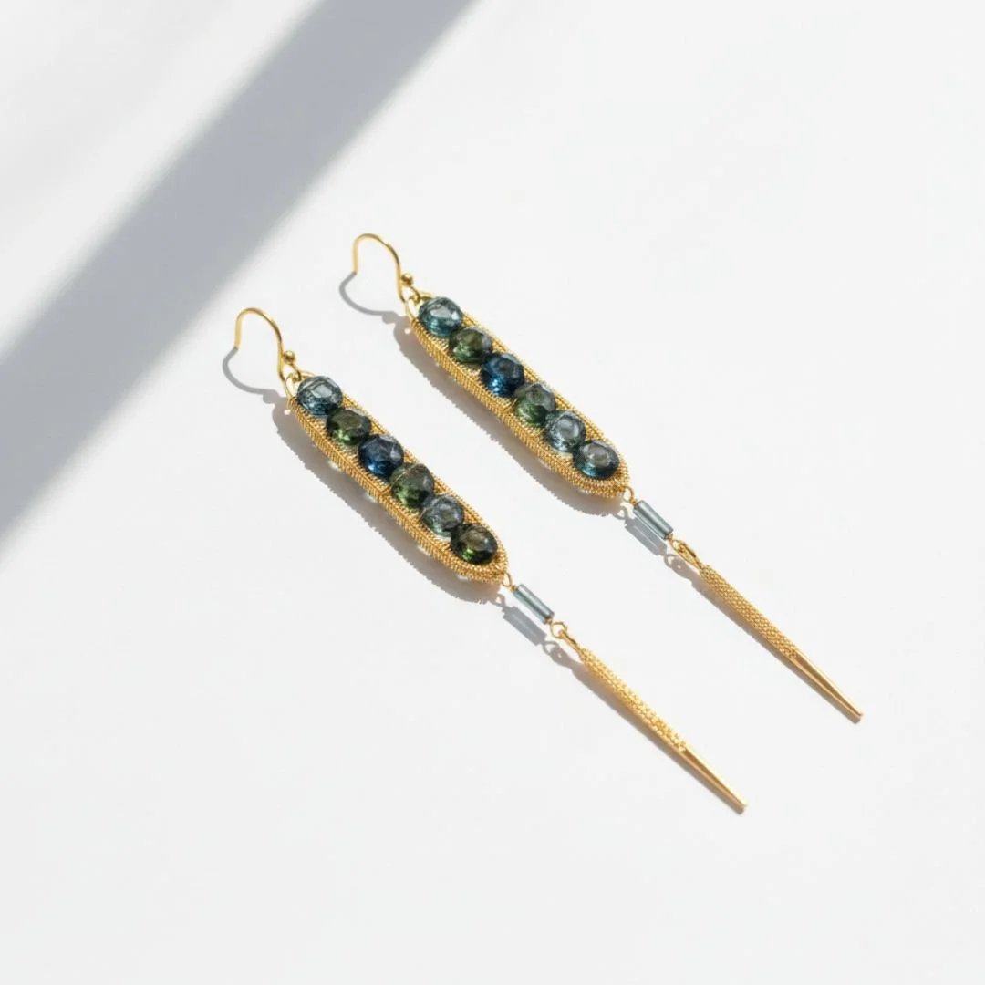 Tourmaline earrings