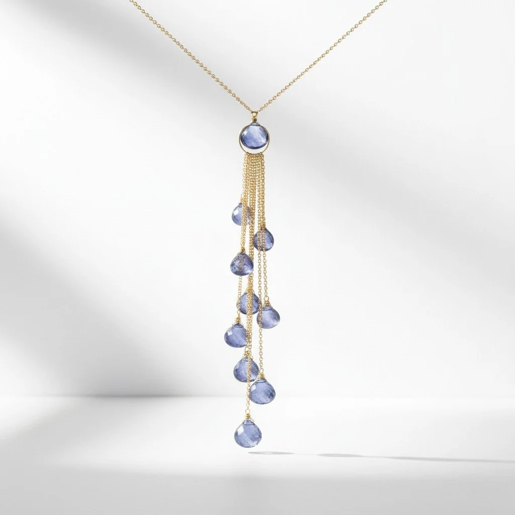 Hyperion Cloud Gemstone Necklace