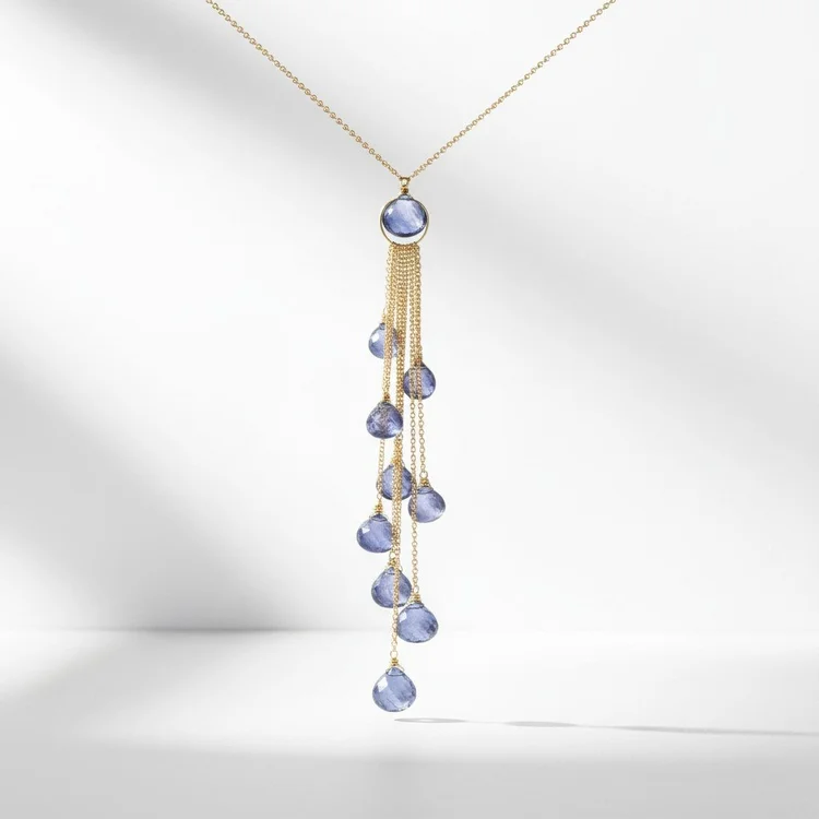 Hyperion Cloud Gemstone Necklace, by Andrea Li