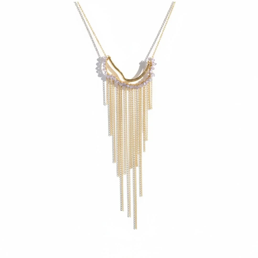 FRINGE HERKIMER NECKLACE