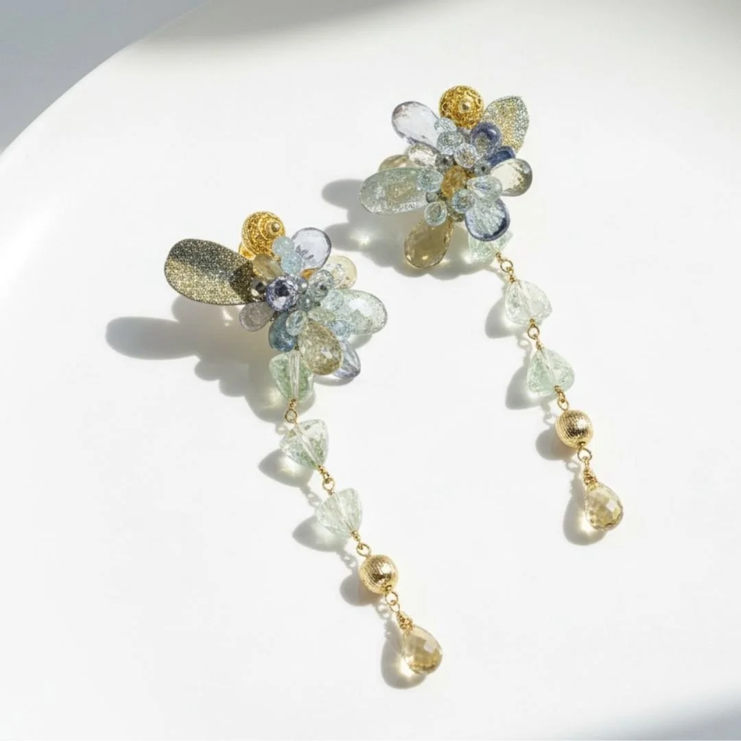 GEMSTONE DAZZLE EARRINGS