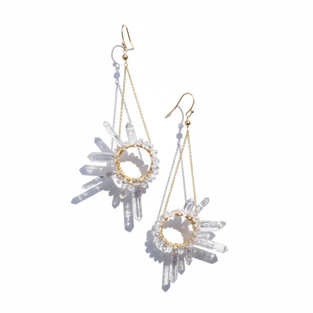 Herkimer Diamond Earrings