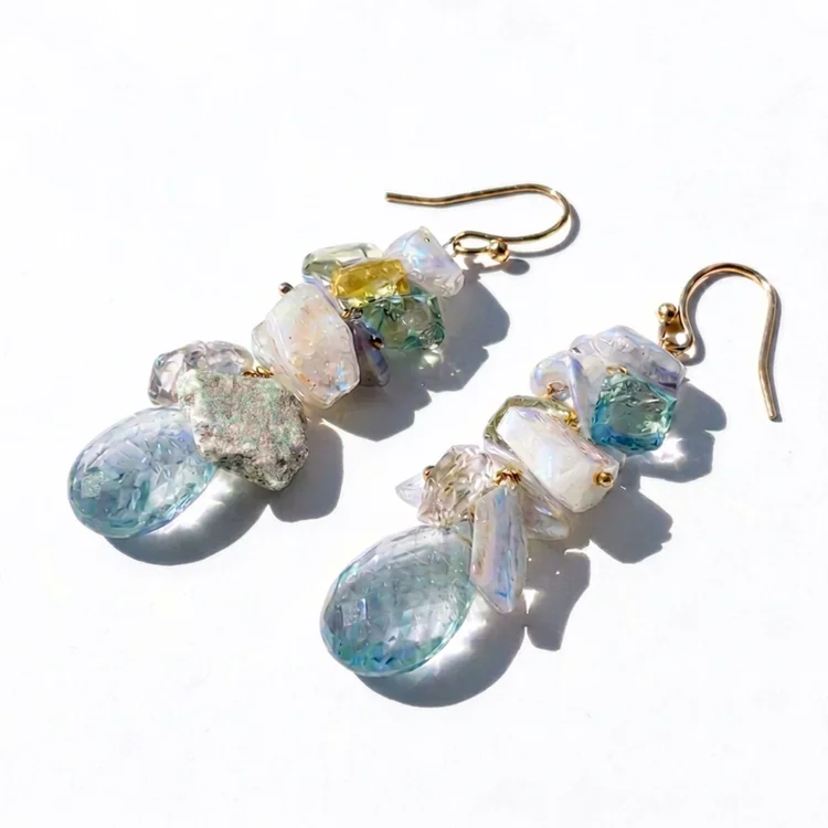Fairy Dynamite Opal Earrings, by Andrea Li