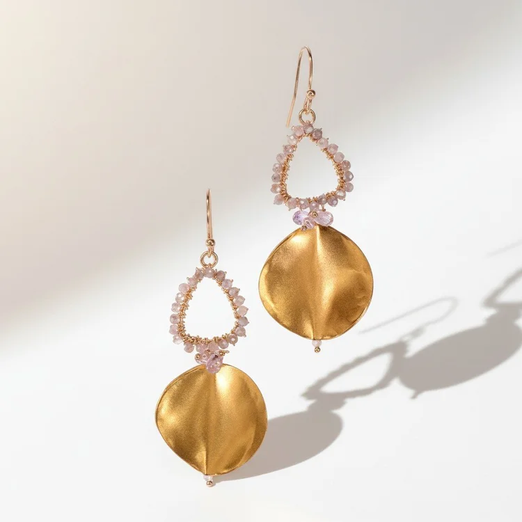 Cora Drop Earrings, by Andrea Li