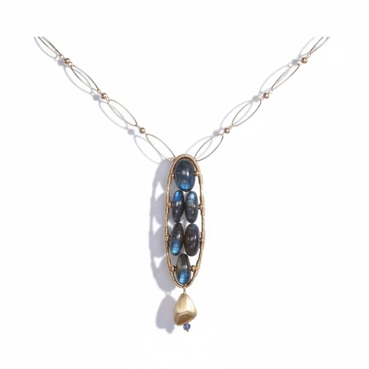 Oculus Galaxy Labradorite Necklace, by Andrea Li