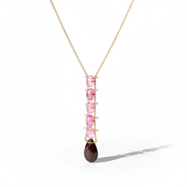 Aceso's Healing Gemstone Necklace, by Andrea Li