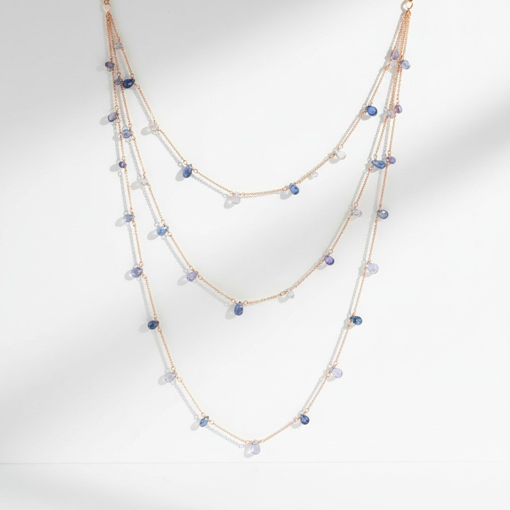 Orionis Nebula Sapphire Necklaces
