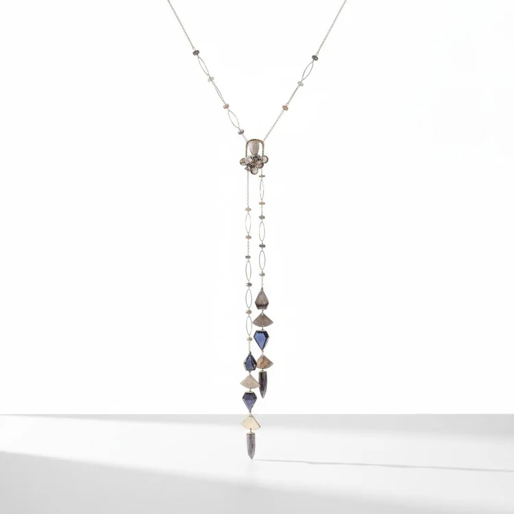 Mata Hari Long Necklace, by Andrea Li