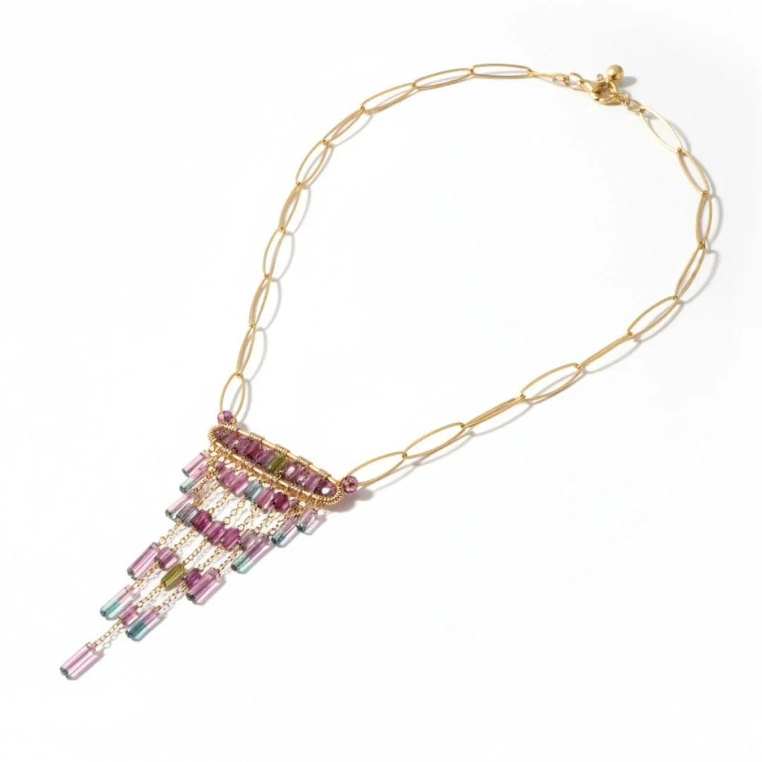 Tourmaline necklaces