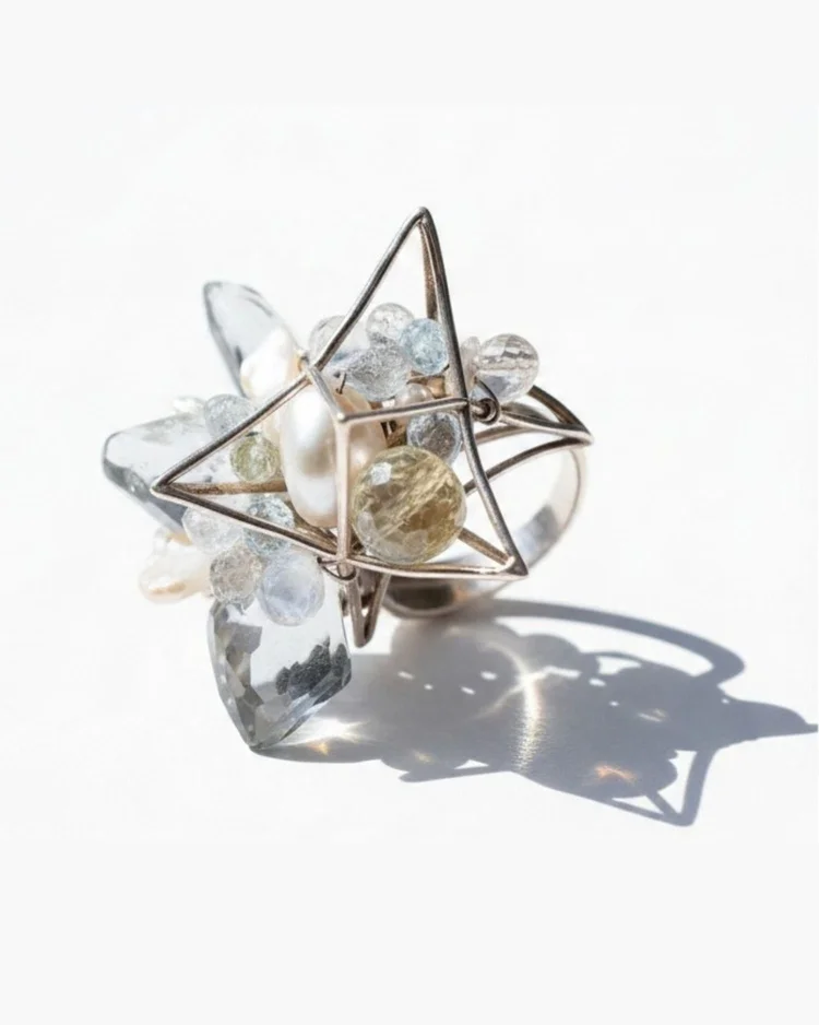 Neptune Gemstone Ring, by Andrea Li