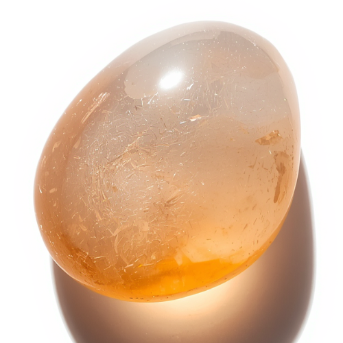 Peach moonstone with a warm glow