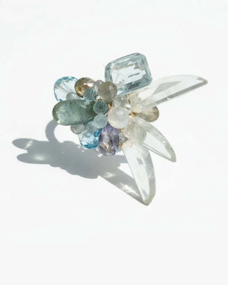 Alpha Piscium Gemstone Ring, by Andrea Li