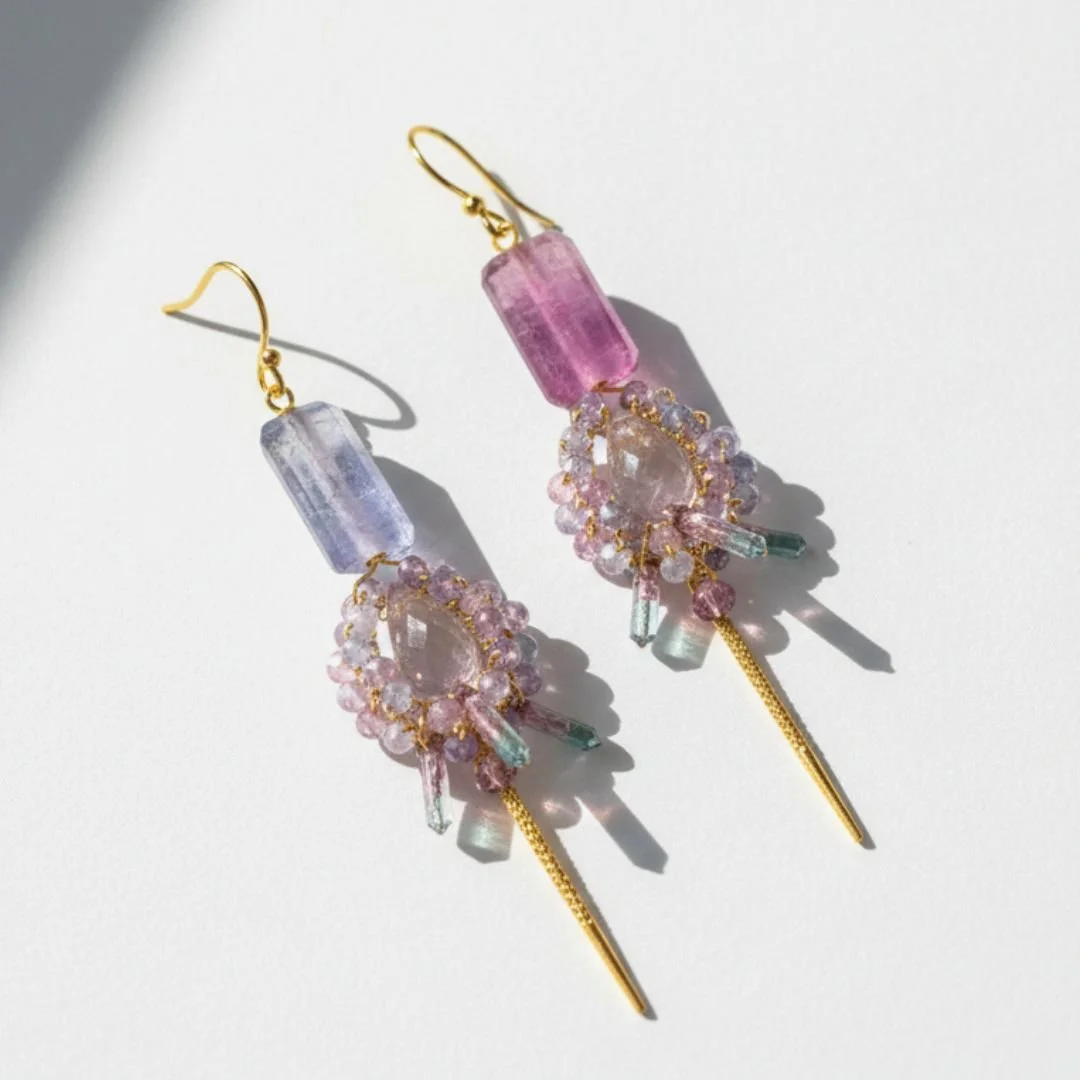 Tourmaline earrings