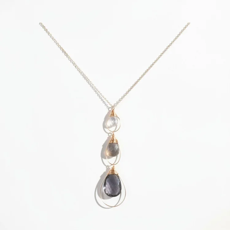 Apus Sagittarius Gemstone Necklace, by Andrea Li