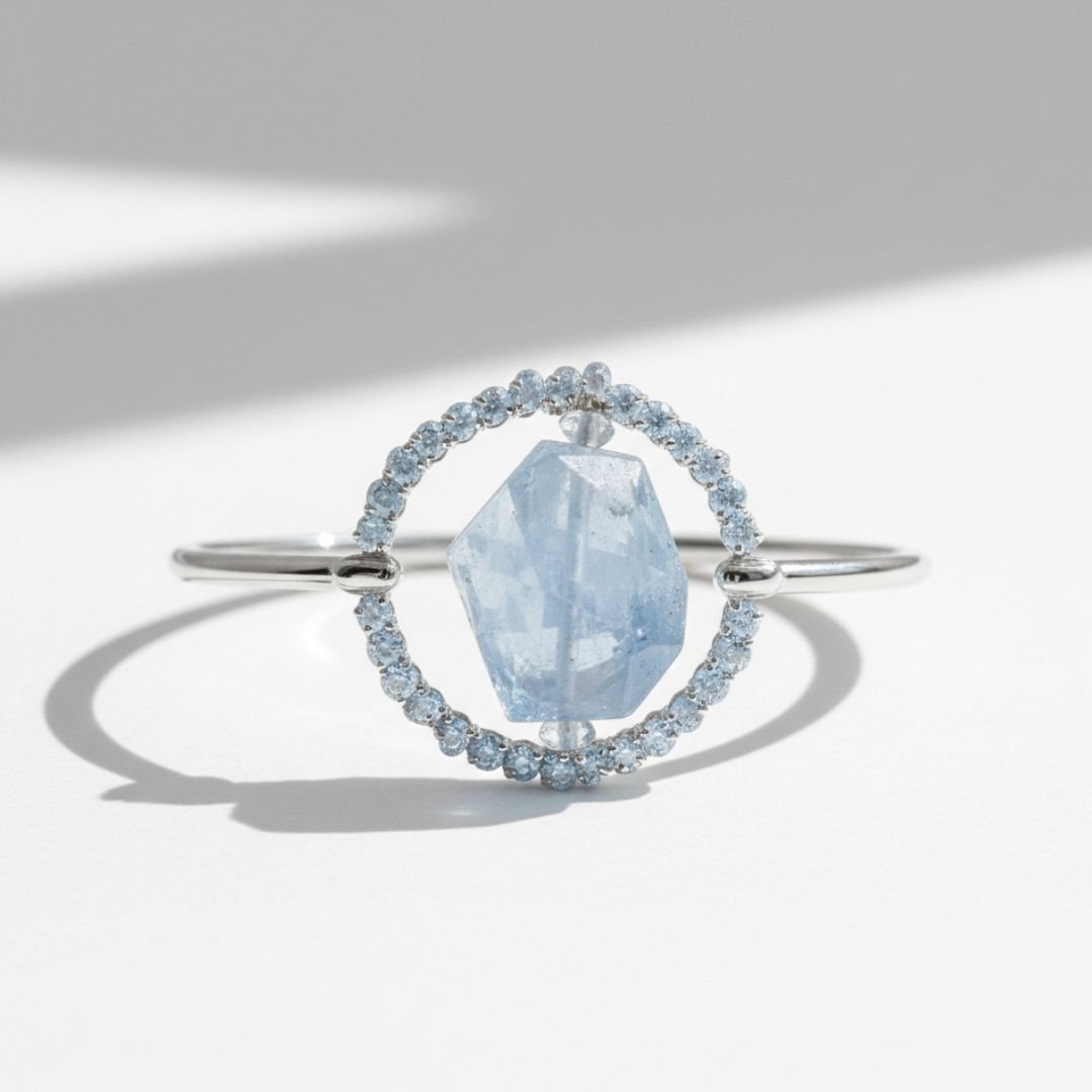 Aquamarine bracelets