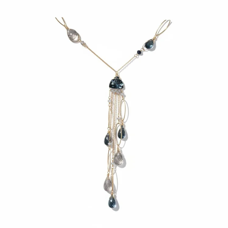 Lambda Hyperes Gemstone Necklace, by Andrea Li