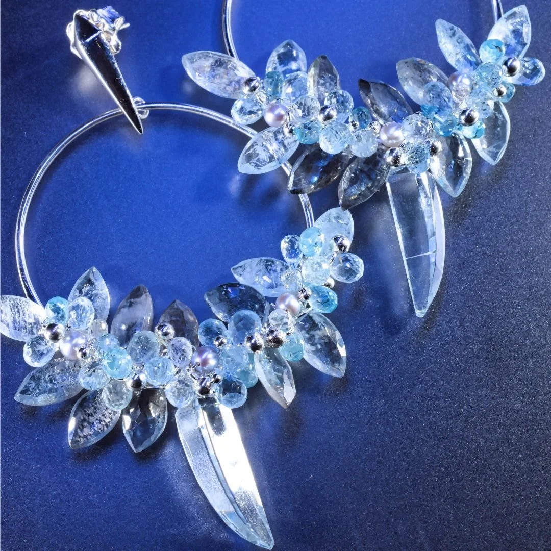 aquamarine earrings