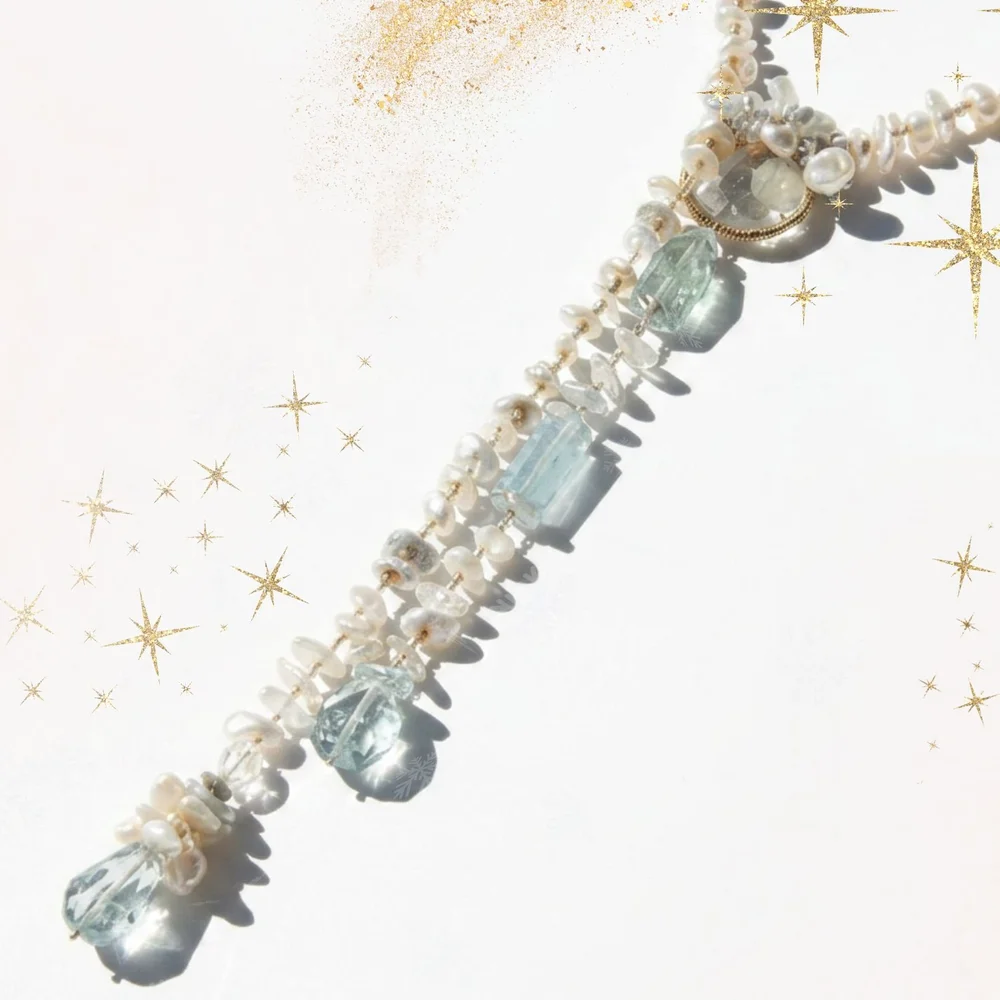 Silver Lining, a one-of-a-kind necklace from Second Light by Andrea Li