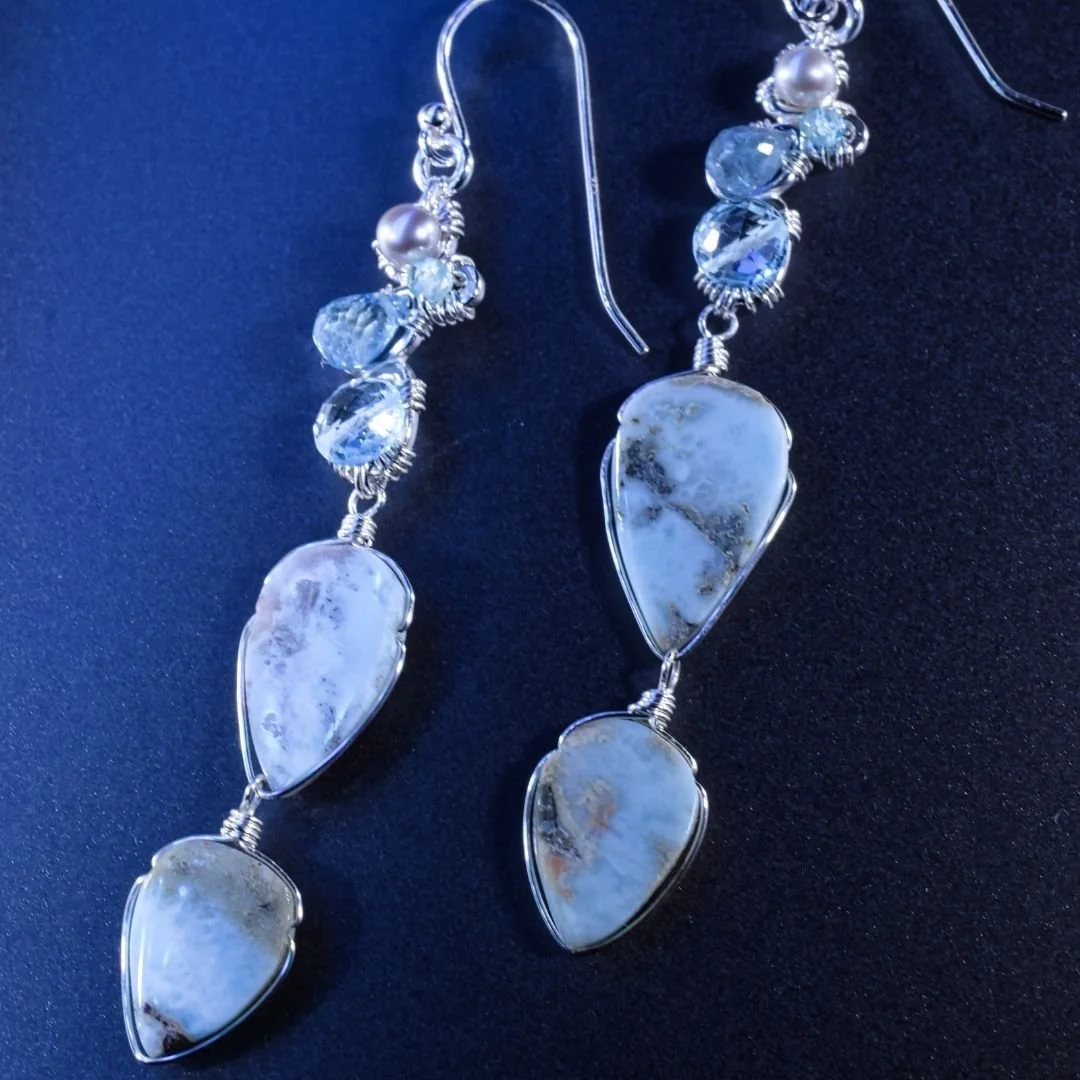 aquamarine earrings