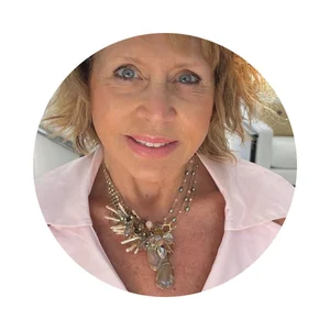 Deb T., wearing her Andrea Li necklace