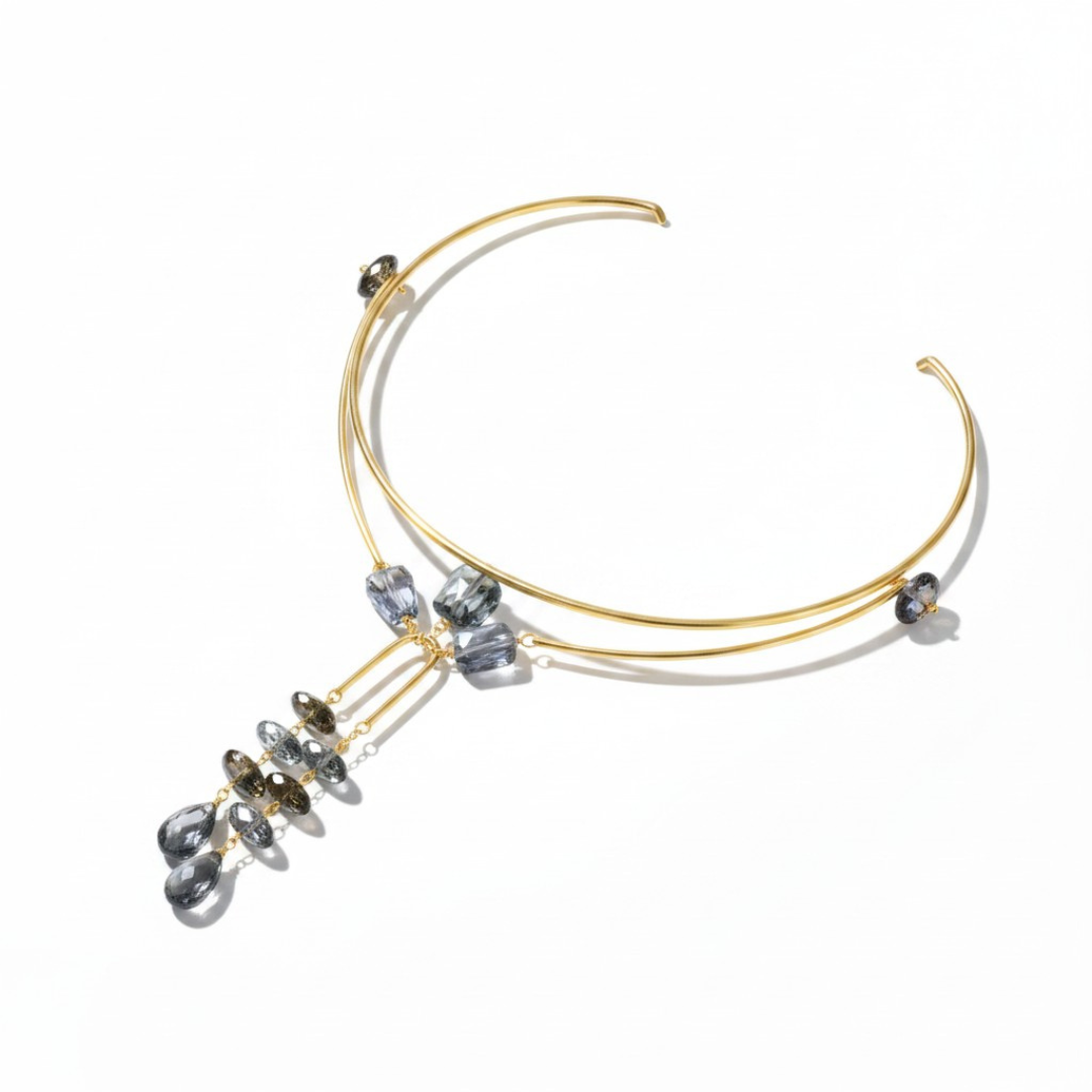 Nobia Gold Choker Necklace