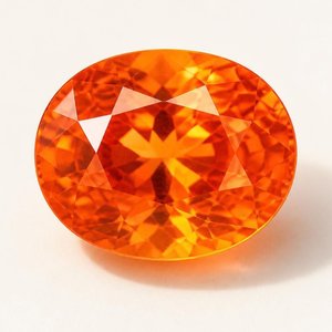 Mandarin orange spessartite garnet