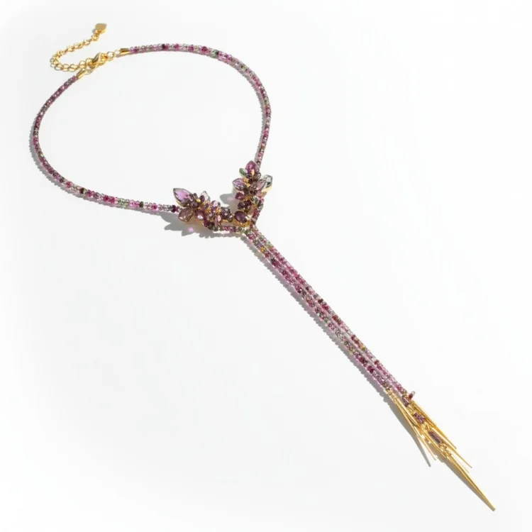 Double Stranded Tourmaline Necklace, by Andrea Li