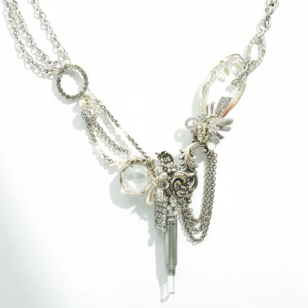Bullet jewelry Pendant Necklace, by Andrea Li