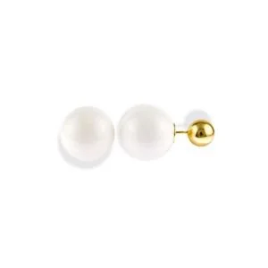 Pearl stud earrings, by Andrea Li