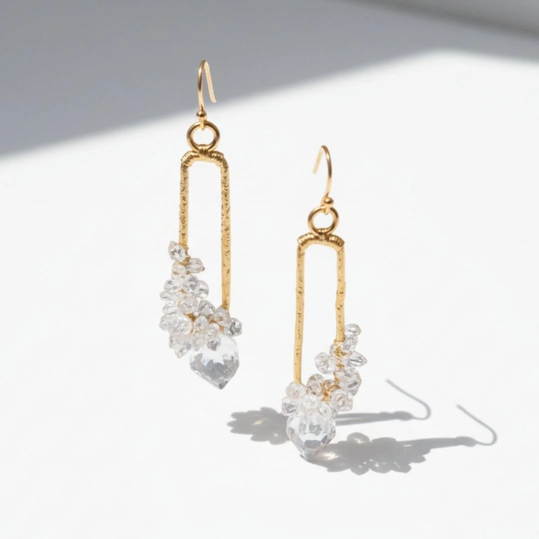 Herkimer Diamond Earrings
