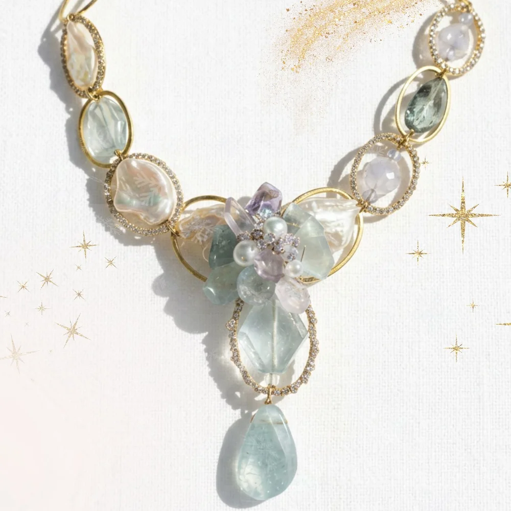 Golden Hour, a one-of-a-kind necklace from Second Light by Andrea Li