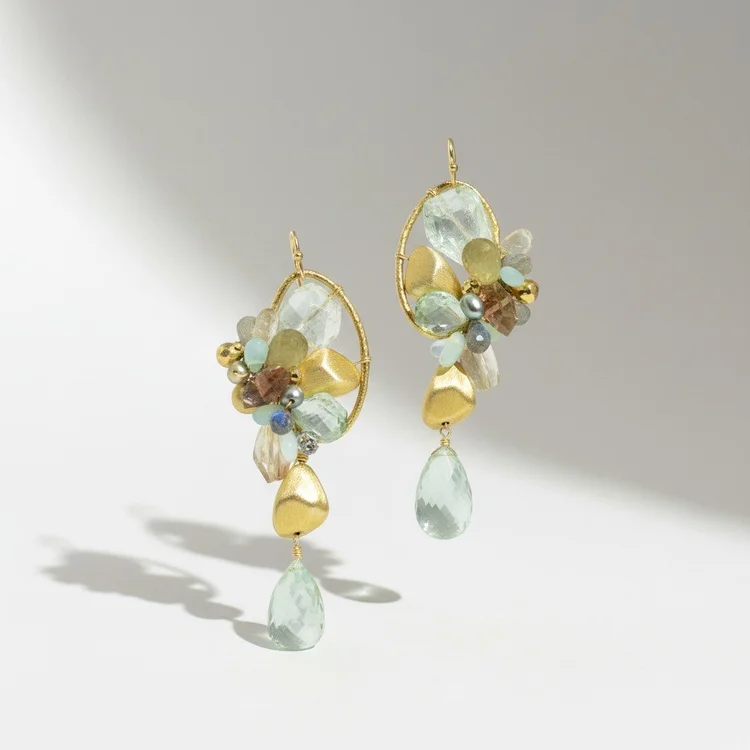San Andreas Earring, by Andrea Li