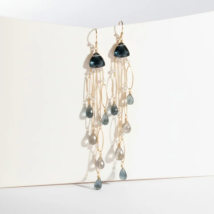 Andromeda Gemstone Earrings, by Andrea Li