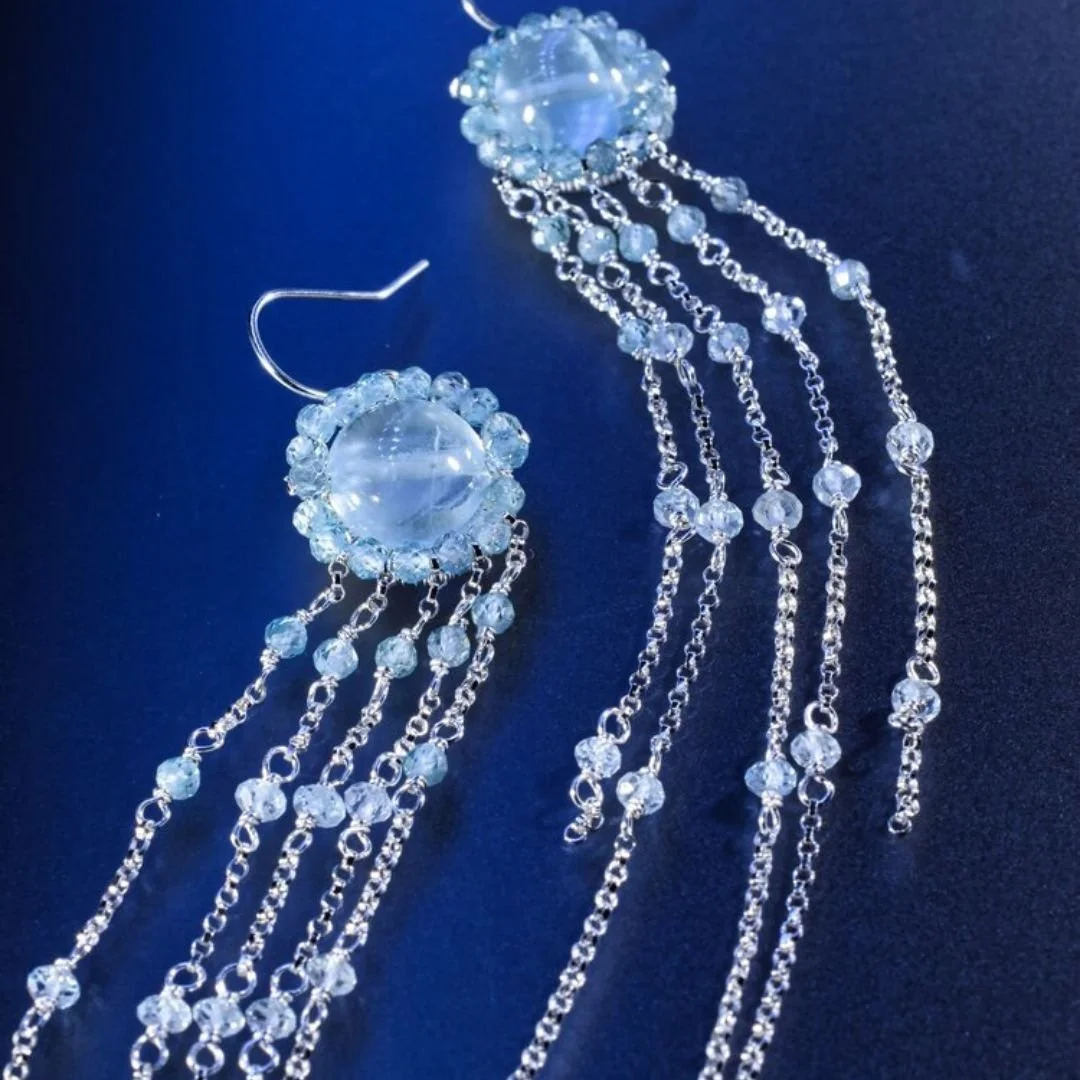 aquamarine earrings