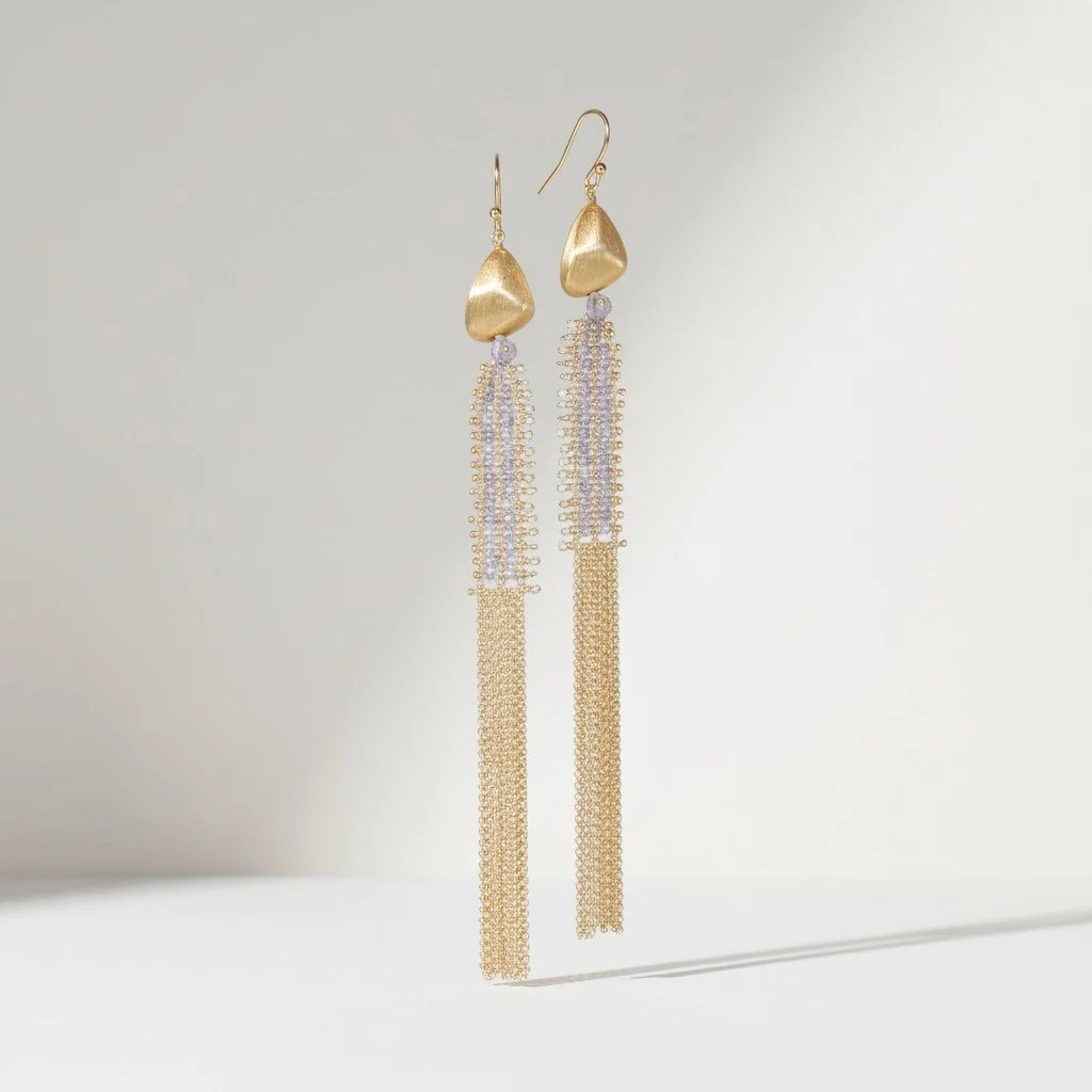 Abyss Nebula Gemstone Earrings, by Andrea Li