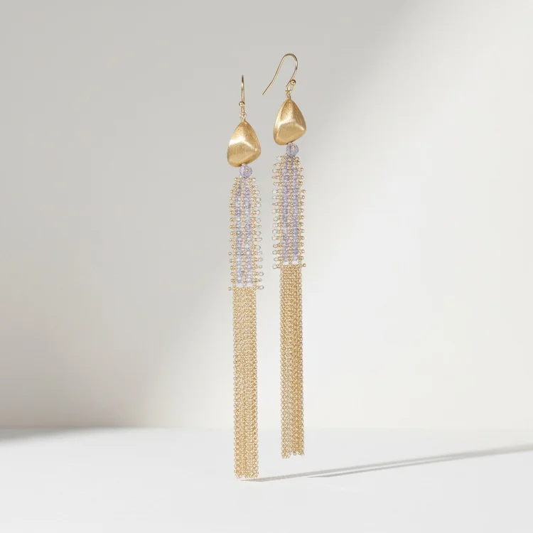 Abyss Nebula Gemstone Earrings, by Andrea Li
