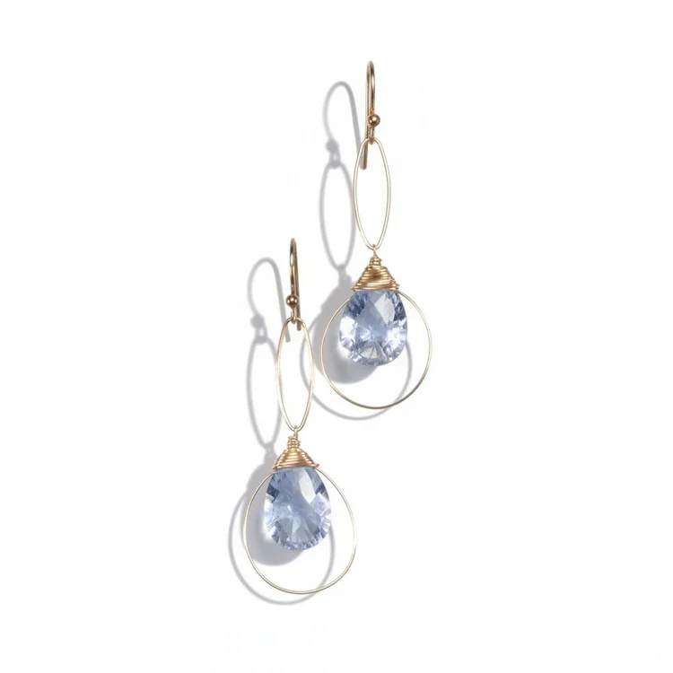 Canis Ophiuchi Gemstone Earrings, by Andrea Li