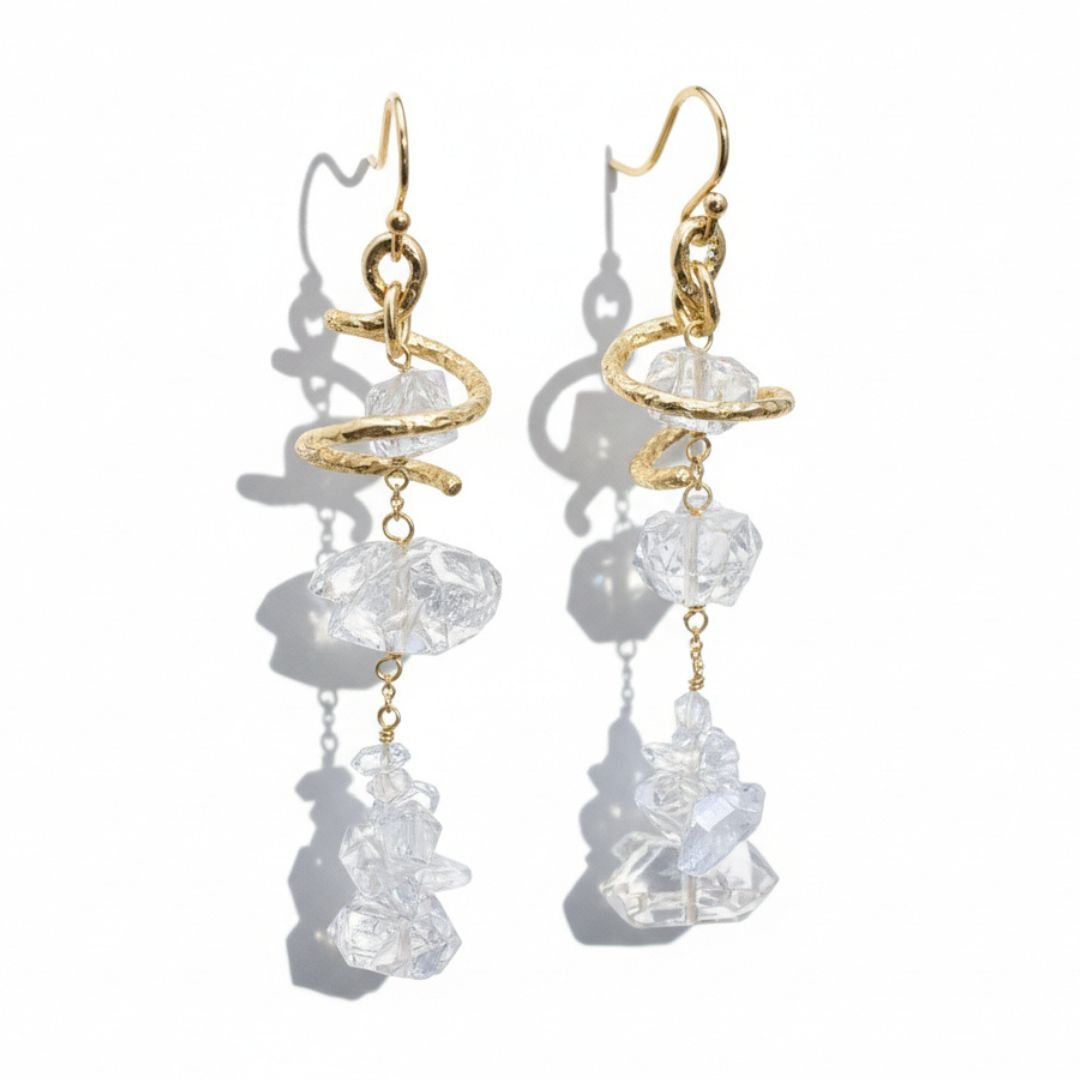 Herkimer Diamond Earrings