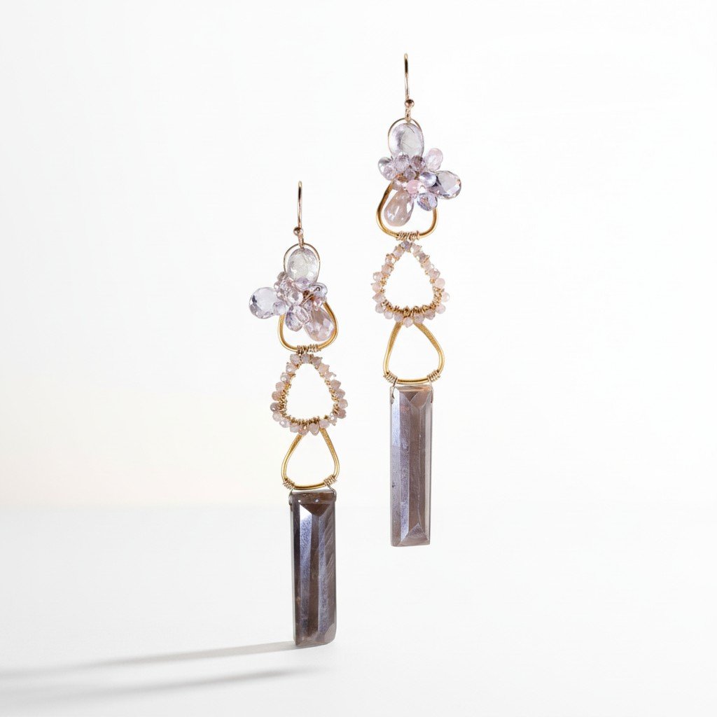 Lesbia Long Earrings