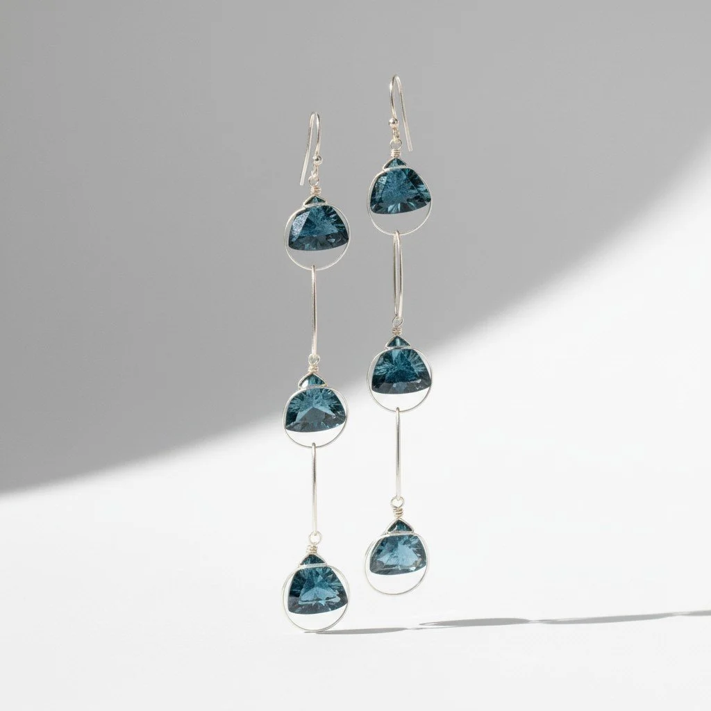 Hyperes Galaxy Gemstone Earrings