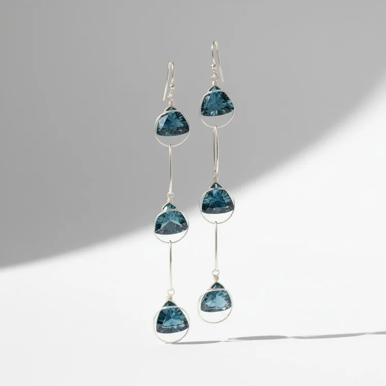 Hyperes Galaxy Gemstone Earrings, by Andrea Li