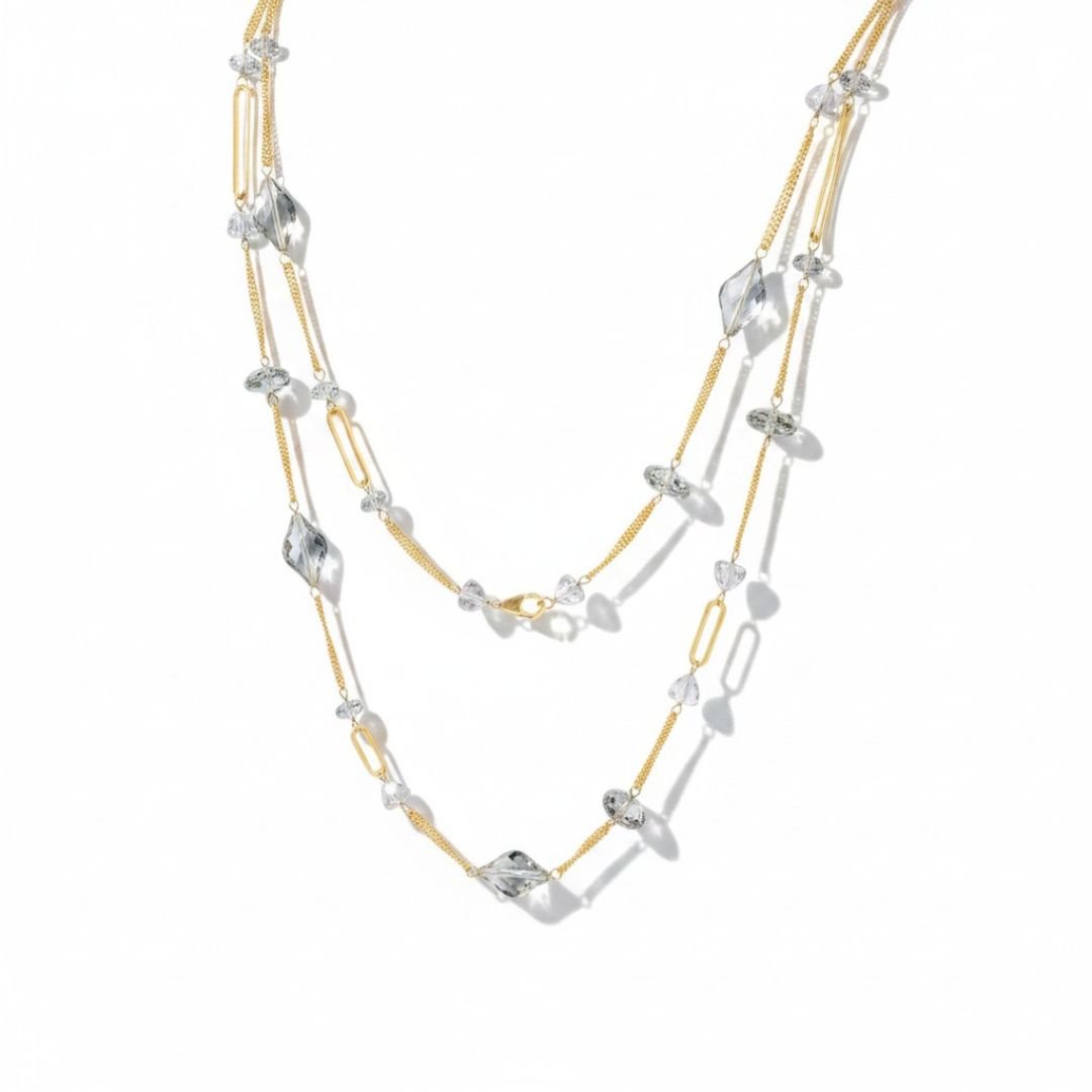 Andes Long Layered Necklace