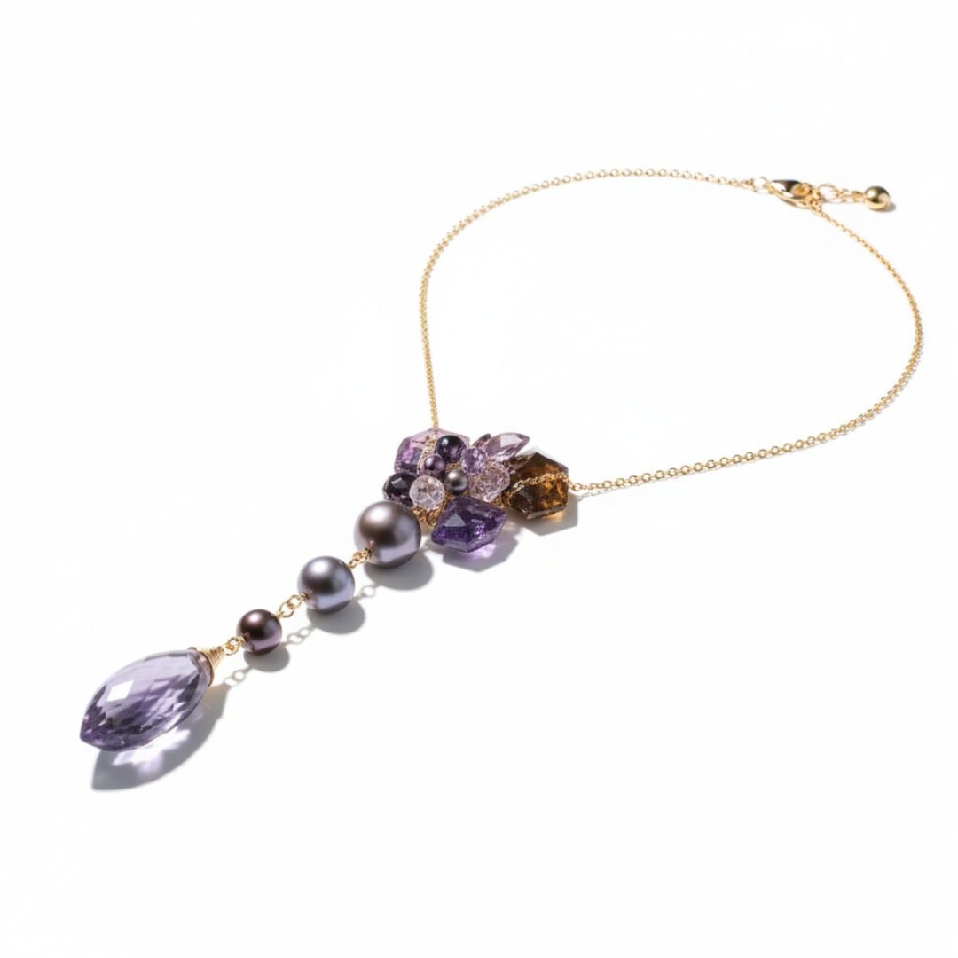 Cupid's Spell Gemstone Necklace