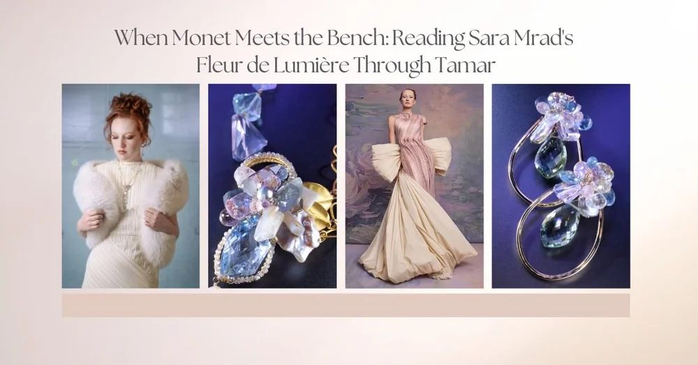 When Monet Meets the Bench, a Tamar collection studio story by Andrea Li