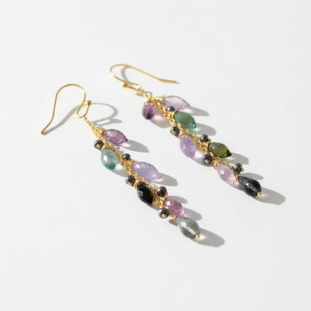 Tourmaline earrings