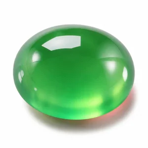 Apple green chrysoprase cabochon