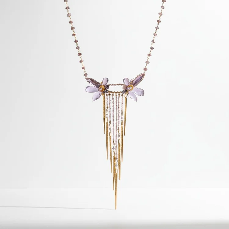 Daji Statement Necklace, by Andrea Li