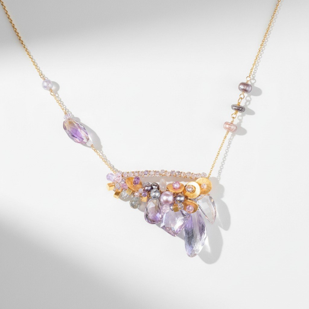 Cleopatra Gold Bar Necklace