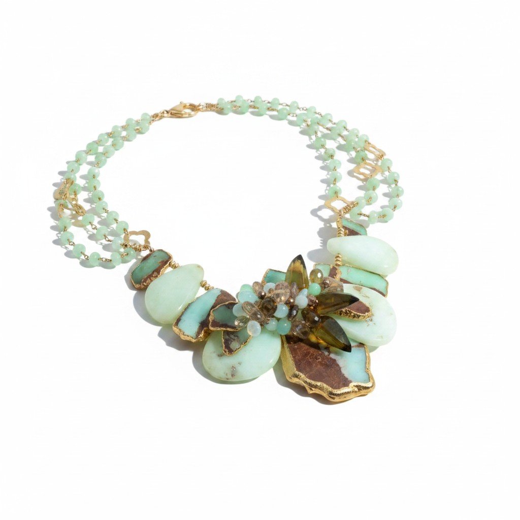 GEMSTONE MALIBU AQUARIUS NECKLACE