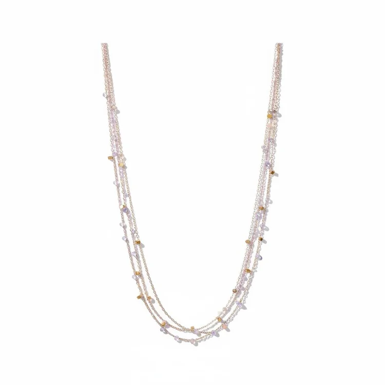 Veda Layered Necklace 1, by Andrea Li